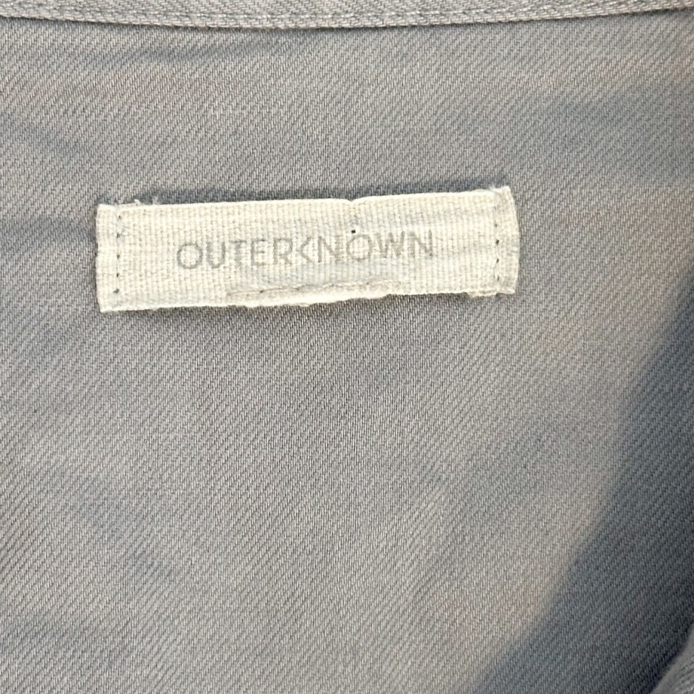 OUTERKNOWN S.E.A. Women’s S Dark Grey Utility Jumpsuit Short Sleeve Linen Blend - Picture 13 of 16